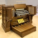 Schoenstein organ lamp